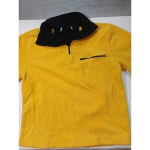 forest tipped varsity neck sweater size large.